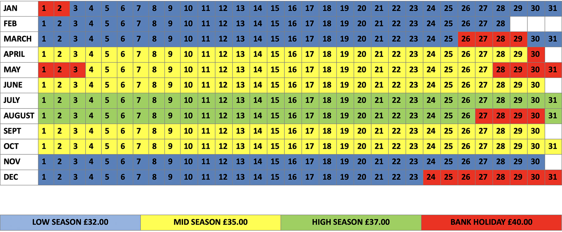 Price List 2027